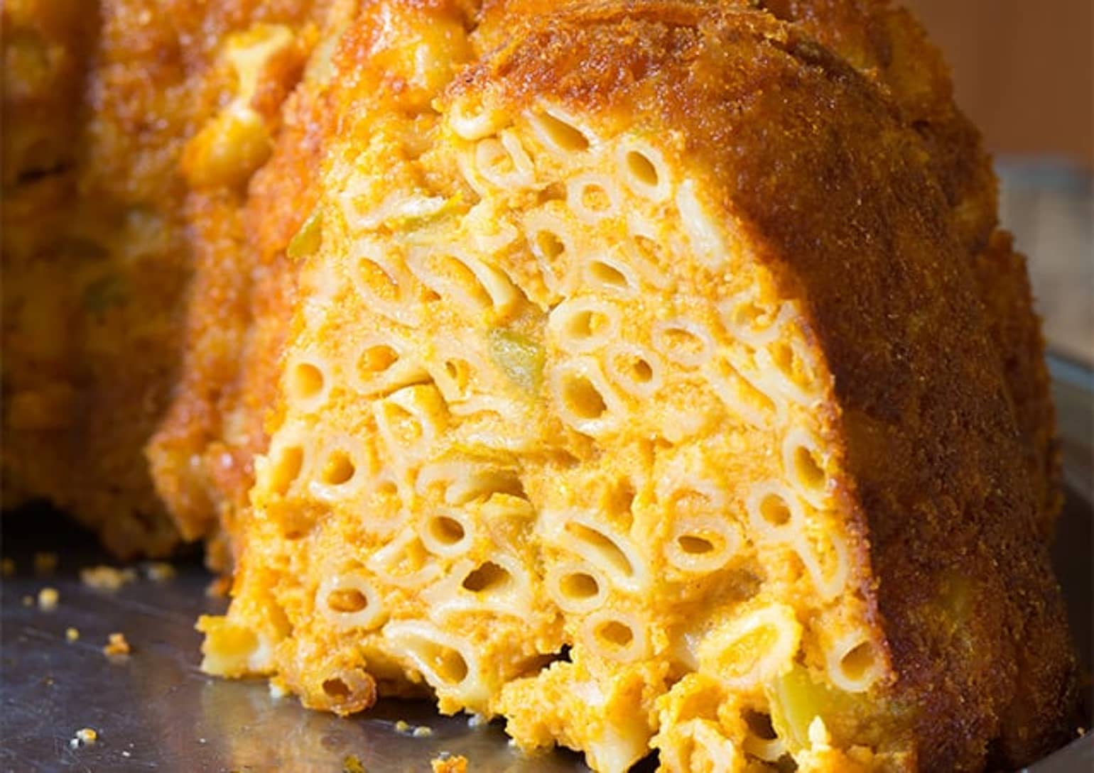 Taco Mac and Cheese Bundt